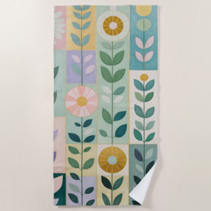 Wiesen-Patchwork Strandtuch