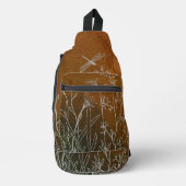 Wiesen-Überraschungen Druck Nähtasche Crossbody Bag (Vorderseite)