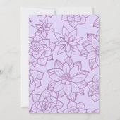 Wiesen-Wildblume-Kinderdusche Dankeskarte (Rückseite)