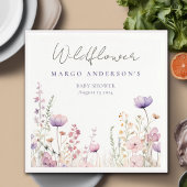 Wiesen-Wildblume-Kinderdusche Serviette