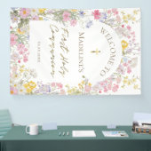 Wiesenblumen Erstkommunion Willkommen Banner (Messe)