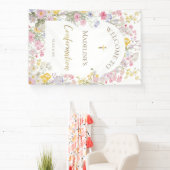 Wiesenblumen Konfirmation Willkommen Banner (InSitu)