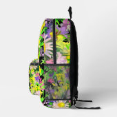 Wiesenblumen-Muster Bedruckter Rucksack (Rechts)