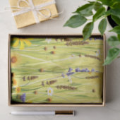 Wiesenblumen-Sommer-Muster Seidenpapier (Geschenk)