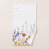 Wiesenblumen und Lavendel Badhandtuch Set (Handtuch)