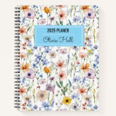 Wiesenblumen zurück zur Schulversorgung Lehrer Notizblock (Vorderseite)