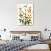 Wiesenblumenstrauß Leinwanddruck (Insitu (Schlafzimmer))