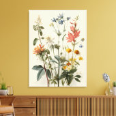 Wiesenblumenstrauß Leinwanddruck (Insitu (Wohnzimmer))