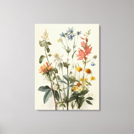 Wiesenblumenstrauß Leinwanddruck