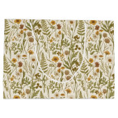 Wiesenbotanische Blumenillustrationen Gräser Große Geschenktüte (Rückseite)