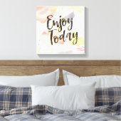 Wiesenbrise IV | Heute genießen Leinwanddruck (Insitu (Schlafzimmer))