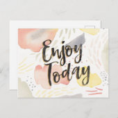 Wiesenbrise IV | Heute genießen Postkarte (Vorne/Hinten)