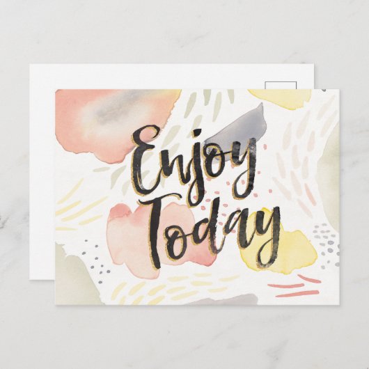 Wiesenbrise IV | Heute genießen Postkarte (Vorne/Hinten)