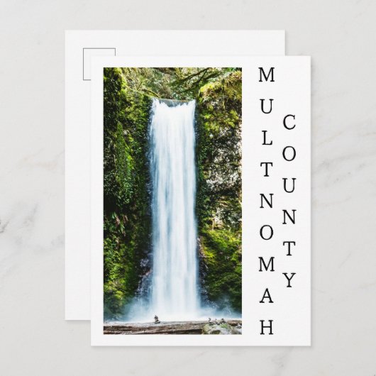 Wiesendanger Falls Painting Einladungspostkarte (Vorne/Hinten)