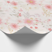 Wiesenkern Blumen Cottagecore-Geschenk Geschenkpapier (Ecke)