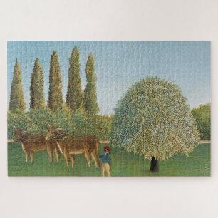 Wiesenland (Die Weide), Henri Rousseau, 1910 Puzzle