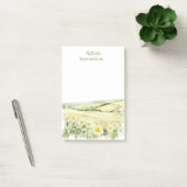 Wiesenlandschaft mit Blumen Post-it Klebezettel (Büro)