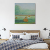 Wiesenlandschaft: unangenehmer Morgen Leinwanddruck (Insitu (Schlafzimmer))