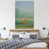 Wiesenlandschaft: unangenehmer Morgen Leinwanddruck (Insitu (Schlafzimmer))