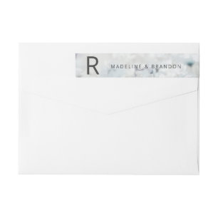 Wiesenlied verblühende Blumen Monogramm Rücksendea