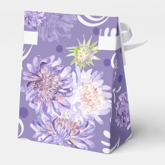 Wiesenmuster-Blume Geschenkschachtel (Rückseite)