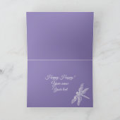 Wiesenmuster-Blume Karte (Innenseite)