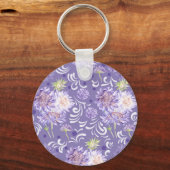 Wiesenmuster-Blume Schlüsselanhänger (Vorderseite)