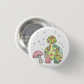 Wiesenschildkröte Button (Vorne & Hinten)