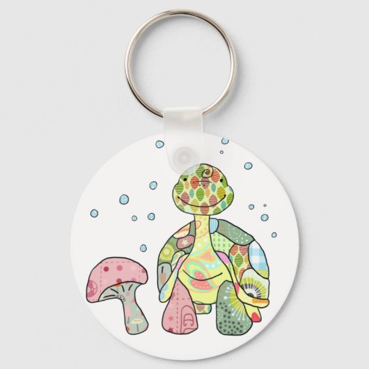 Wiesenschildkröte Schlüsselanhänger (Vorderseite)