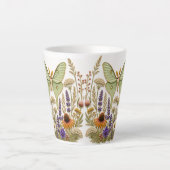 Wiesenwildblumen Lunamotte Botanisch  Milchtasse (Vorderseite)