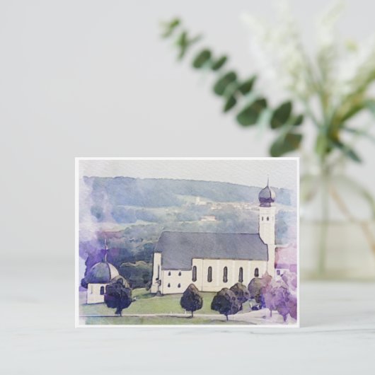 Wieskirche, Bayern Postkarte (Stehend Vorderseite)