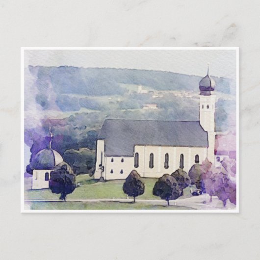 Wieskirche, Bayern Postkarte (Vorderseite)