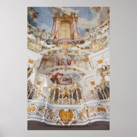 Wieskirche Church Interior Poster (Vorne)