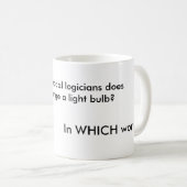 Wieviele modalen Logistiker? Kaffeetasse (VorderseiteRechts)