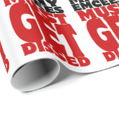 Wieviele Zeremonienmeister Dissed erhalten müssen Geschenkpapier (Rolleneckpunkt)