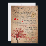 Wife Art To My Husband Missing You Dankeskarte<br><div class="desc">Wife Art To My Husband Missing You</div>