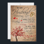 Wife Art To My Husband Missing You Dankeskarte<br><div class="desc">Wife Art To My Husband Missing You</div>
