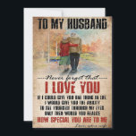 Wife Art To My Husband Never Forget Dankeskarte<br><div class="desc">Wife Art To My Husband Never Forget</div>