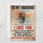 Wife Art To My Husband Never Forget Dankeskarte<br><div class="desc">Wife Art To My Husband Never Forget</div>