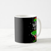 Wife Elf Christmas Family Girls Women Elf Squad Xm Kaffeetasse (VorderseiteRechts)