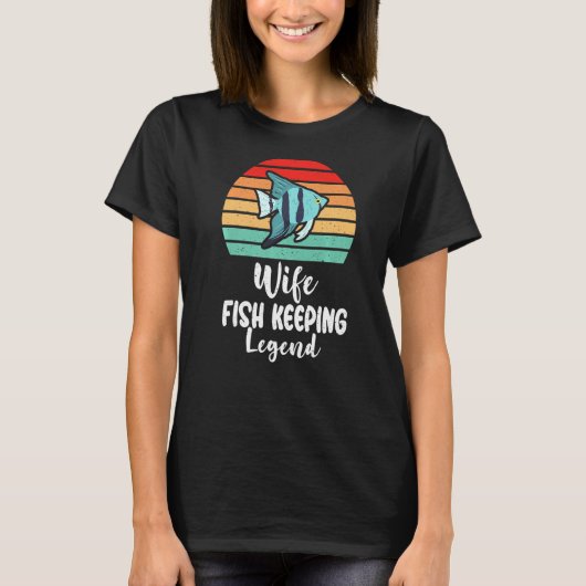Wife Fish Keeping Legend Fish Owner Premium T-Shirt (Vorderseite)