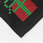 Wife Husband First Christmas Just Married Christma Fleecedecke (Ecke)