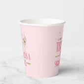 Wife is a showgirl bachelorette weekend itinerary pappbecher (Rechts)