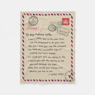 Wife Lovers   An meine zukünftige Frau, ich liebe  Fleecedecke