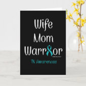 Wife Mom Warrior... Karte (Gelbe Blume)