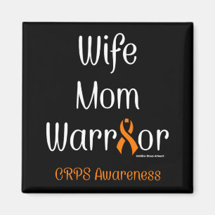 Wife Mom Warrior... Magnet