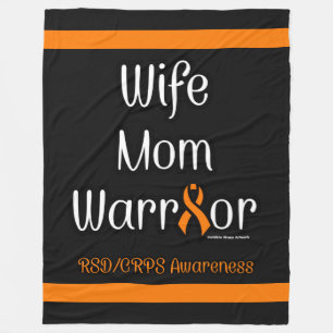 Wife Mom Warrior... RSD/CRPS Fleecedecke