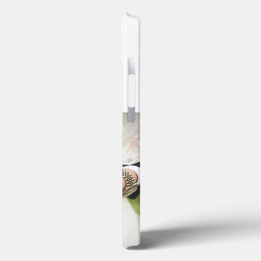 Wife Photo purple iPhone Case (Rückseite / Links)