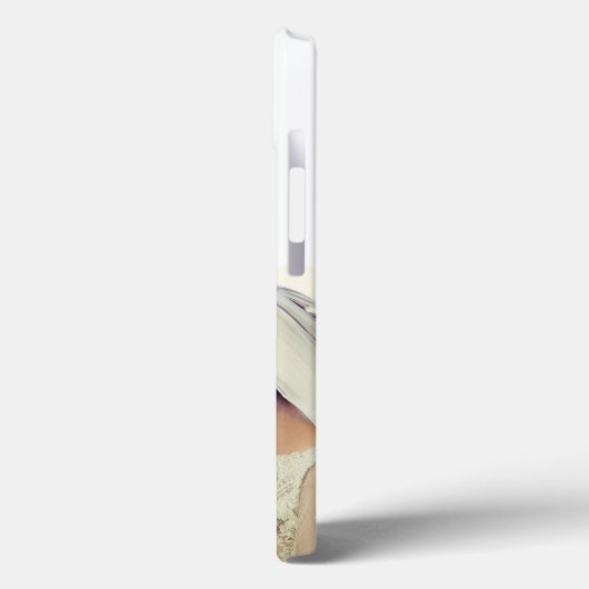 Wife Photo sky blue iPhone Case (Rückseite / Links)