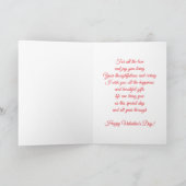 Wife Valentine's Card Karte (Innenseite)